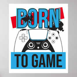 私の生まれコンソールでゲームするには ポスター