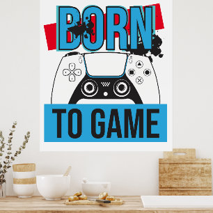 私の生まれコンソールでゲームするには ポスター