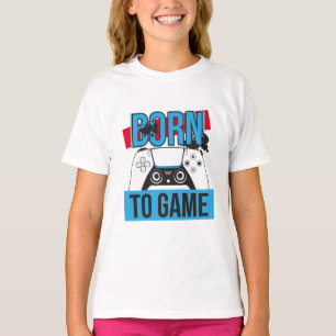 私の生まれコンソールでゲームするには Tシャツ