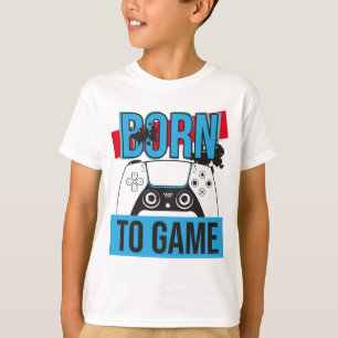 私の生まれコンソールでゲームするには Tシャツ