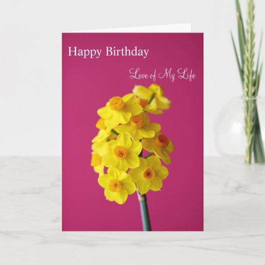 私の生命のハッピーバースデー愛 カード (正面)