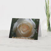 私の生命のバラです カード (裏面)