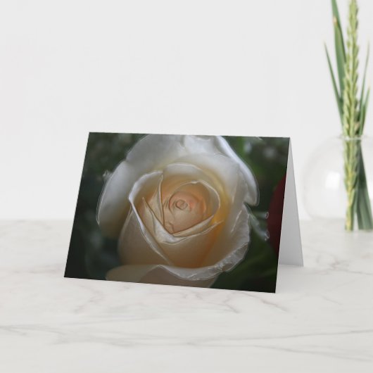 私の生命のバラです カード (正面)