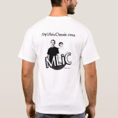 私の生命はクラシックです Tシャツ (裏面)