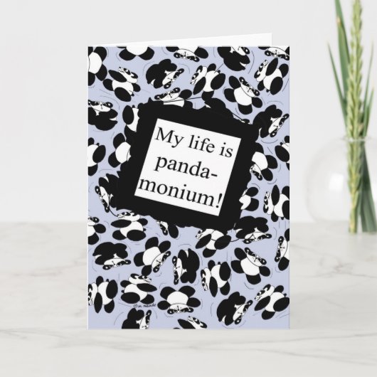 私の生命はパンダmonium -青です カード (正面)