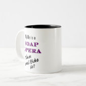 私の生命はメロドラマのブレイクのマグです ツートーンマグカップ (正面左)