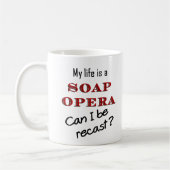 私の生命はメロドラマ#1です コーヒーマグカップ (左)