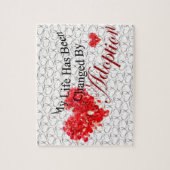 私の生命は採用のパズルによって変わりました ジグソーパズル (縦)