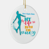 私の生命は氷のフィギュアスケートのオーナメントにあります セラミックオーナメント (右)