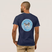 私の生命は私のマラミュートによって支配されます Tシャツ (裏面フル)