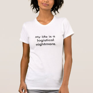 私の生命は記号論理学の不快感です Tシャツ