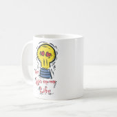 私の生命をつけます コーヒーマグカップ (正面左)
