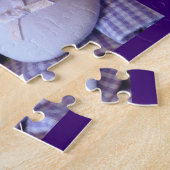 私の生命パズルの靴のベビーの名前のパズルのベビー愛 ジグソーパズル (側面)