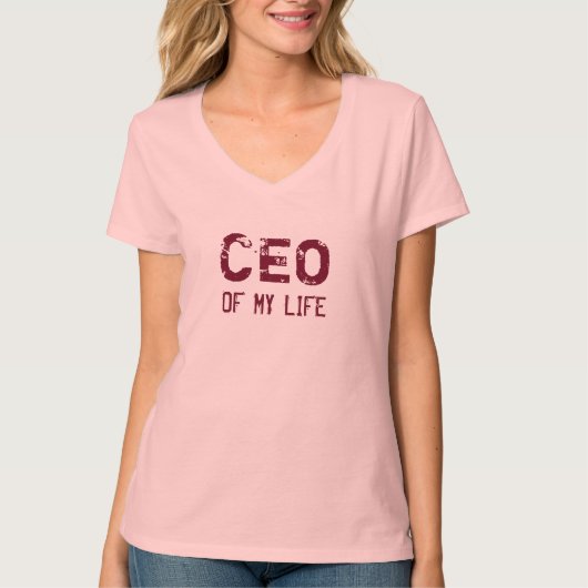 私の生命プラムのCEO Tシャツ (正面)