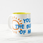 私の生命マグの日光です ツートーンマグカップ (正面左)