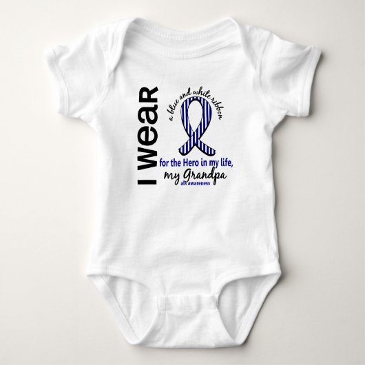 私の生命祖父4のALSの英雄 ベビーボディスーツ (正面)