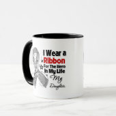 私の生命脳腫瘍の娘の英雄 マグカップ (正面左)