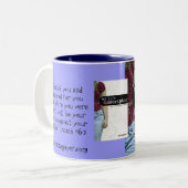 私の生命、台本なしのマグ ツートーンマグカップ (正面左)