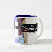 私の生命、台本なしのマグ ツートーンマグカップ (正面右)