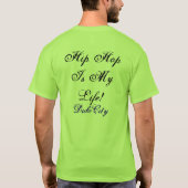 私の生命 Tシャツ (裏面)