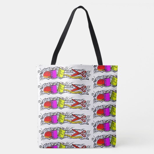 「私の生地」 トートバッグ (正面)