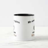 私の生存にはコーヒーが必要です マグカップ (中央)