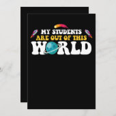 私の生徒たちは最高にクールだ 招待状 (正面/裏面)