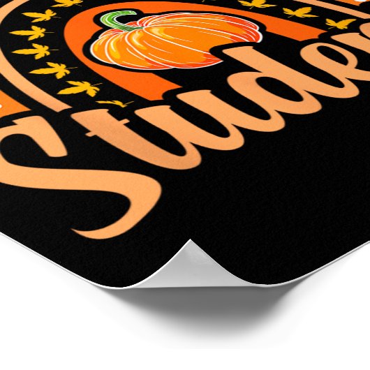 私の生徒に感謝先生感謝のテアック ポスター (角)