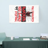 私の生徒は学校の先生の100日を揺り動かした 横断幕 (トレードショー)