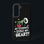 私の生徒は私のハートクリスマスクリスマス先生を盗んだ SAMSUNG GALAXY S22ケース<br><div class="desc">私の生徒は私のハートクリスマスクリスマス先生を盗んだ</div>