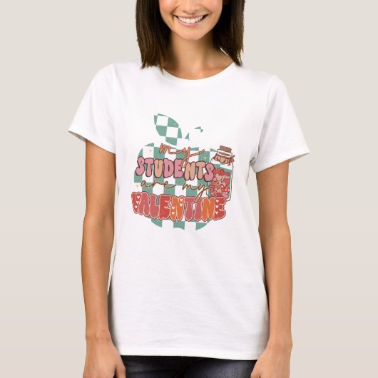 私の生徒は私のバレンタイン Tシャツ (正面)