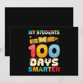 私の生徒は100人の日頭が切れる先生 招待状 (正面/裏面)