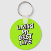 私の生最高の活 キーホルダー (正面)