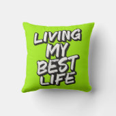 私の生最高の活 クッション (裏面)