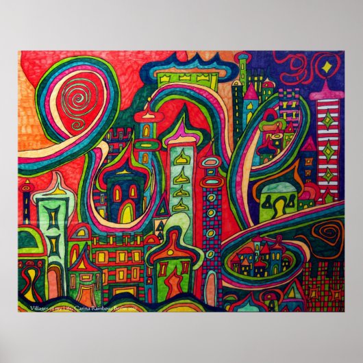 私の生活の村 ポスター (正面)