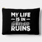 私の生活は廃墟の考古学におもしろいある アクセサリーポーチ (正面)