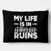 私の生活は廃墟の考古学におもしろいある アクセサリーポーチ (裏面)