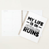 私の生活は廃墟の考古学におもしろいある プランナー手帳 (ディスプレー)