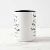 私の生物学の学生の涙がまだ温おもしろいかい マグカップ (中央)