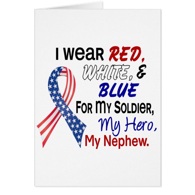 私の甥のための赤白青 (正面)