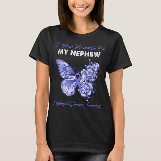 私の甥の衣服のための蝶Iの虫眼鏡 Tシャツ (正面)