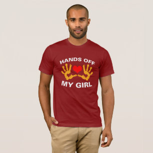 私の男と女の子のシャツを手に入れる Tシャツ