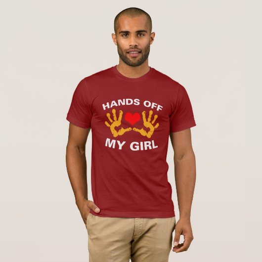 私の男と女の子のシャツを手に入れる Tシャツ (正面フル)