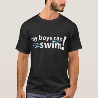 私の男の子は泳ぐことができます! Tシャツ