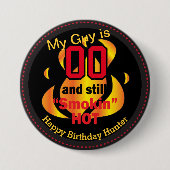私の男は00歳で、まだ暑い |第00誕生日 缶バッジ (正面)