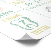 私の男女兼用ポスターの最初の誕生日 ポスター (角)