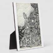 私の町は海に火で追い込まれた フォトプラーク (側面)