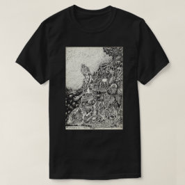 私の町は海に火で追い込まれた Tシャツ
