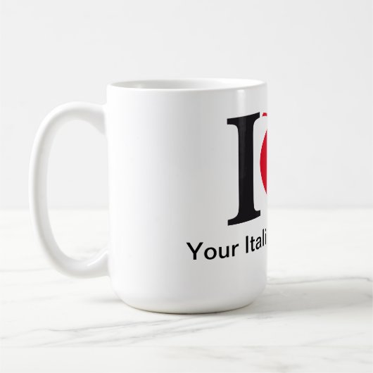 私の町イタリアンのマグ コーヒーマグカップ (左)