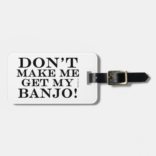 私の番上を取らせないでくれ ラゲッジタグ (正面横)